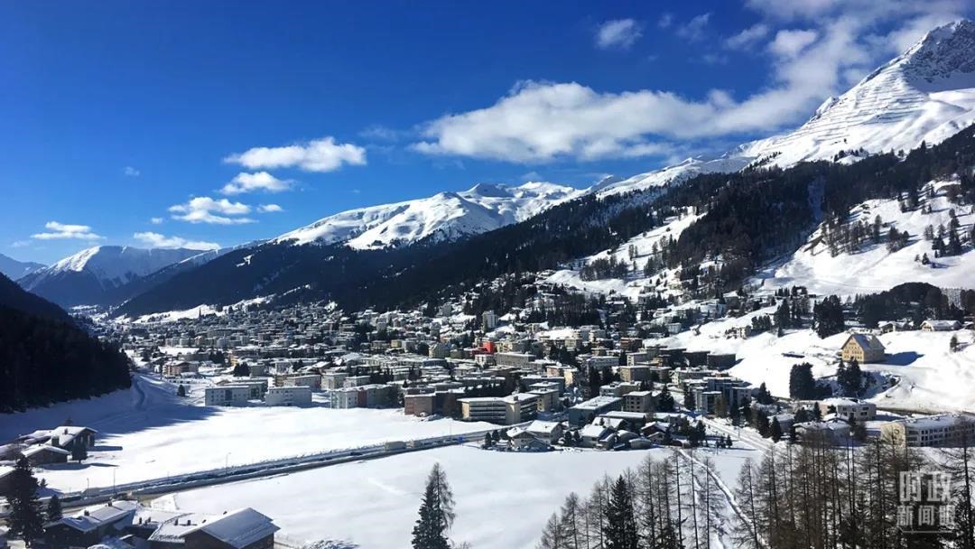 △瑞士，達(dá)沃斯小鎮(zhèn)。