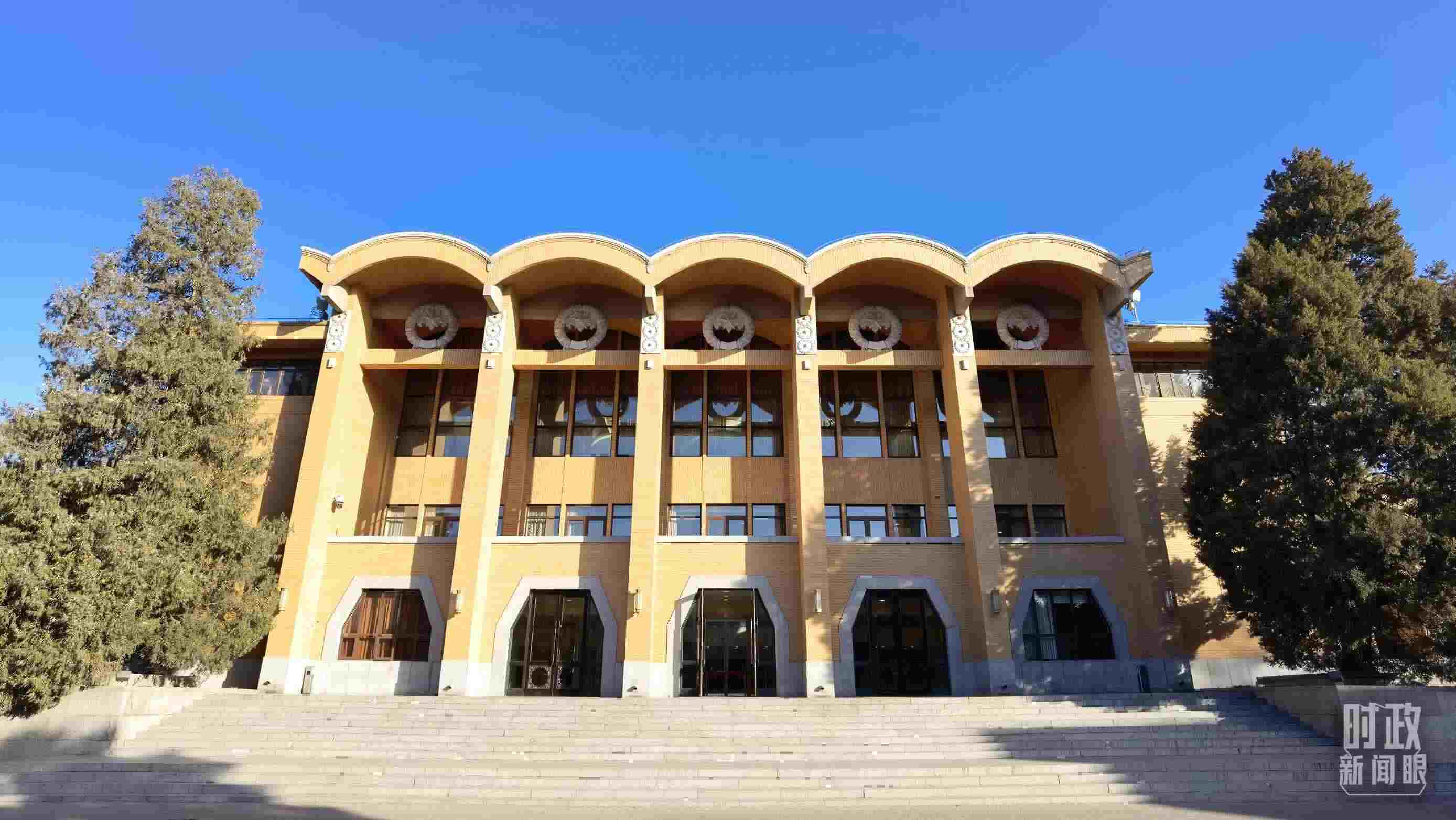 △2023年3月1日，中央黨校建校90周年慶祝大會在這里舉行。（總臺央視記者石丞拍攝）