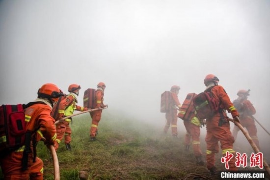 演練現(xiàn)場。瀘州消防供圖