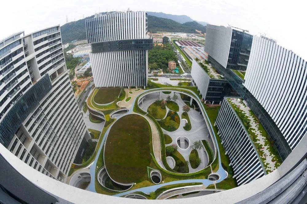 △位于深圳的光明科學城啟動區(qū)。預計今年啟動區(qū)的合成生物大科學裝置將部分投入使用。