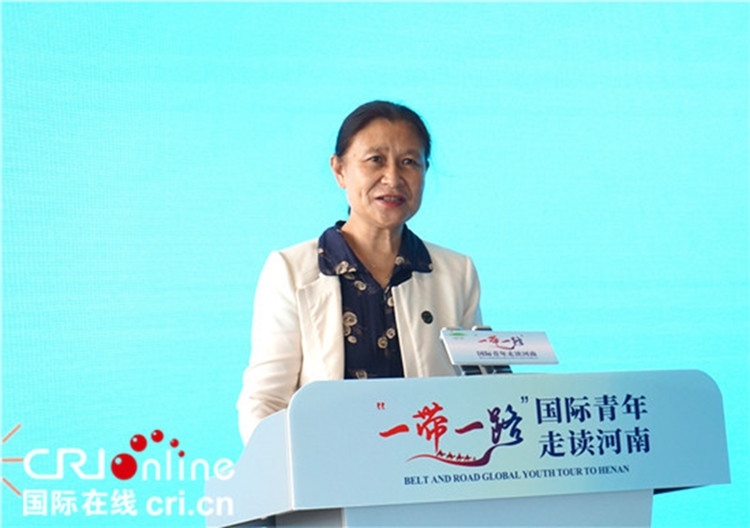 中國(guó)人民對(duì)外友好協(xié)會(huì)二級(jí)巡視員李冬梅致辭。賈親親 攝