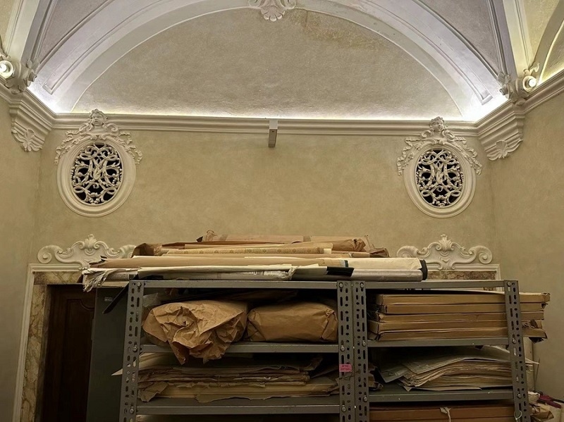 美第奇洛倫佐圖書(shū)館保存古籍。中藝國(guó)際供圖