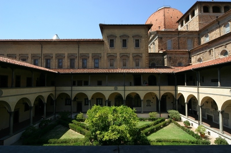 意大利美第奇洛倫佐圖書(shū)館。美第奇洛倫佐圖書(shū)館供圖