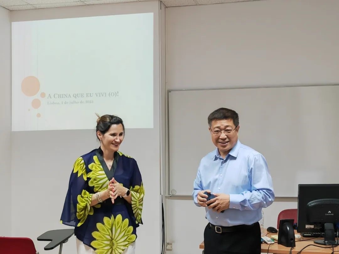 里斯本大學(xué)孔子學(xué)院組織漢語(yǔ)角活動(dòng)。 圖片來(lái)源：里斯本大學(xué)孔子學(xué)院公眾號(hào)