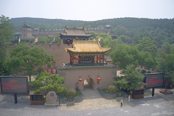 皇城相府景區(qū)（無(wú)人機(jī)照片）。人民網(wǎng)記者 王天樂攝