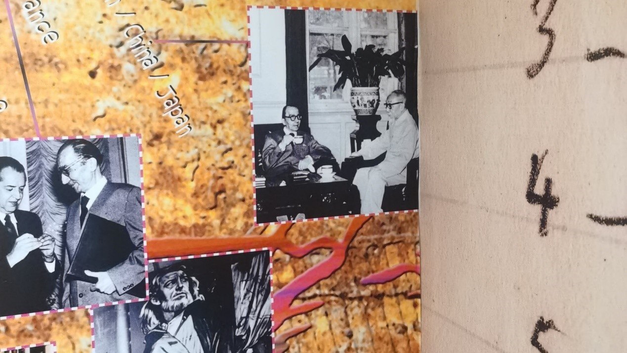 1957年，卡贊扎基斯第二次訪問中國，期間與作家茅盾進(jìn)行交流。人民網(wǎng)記者 葛泰佚攝