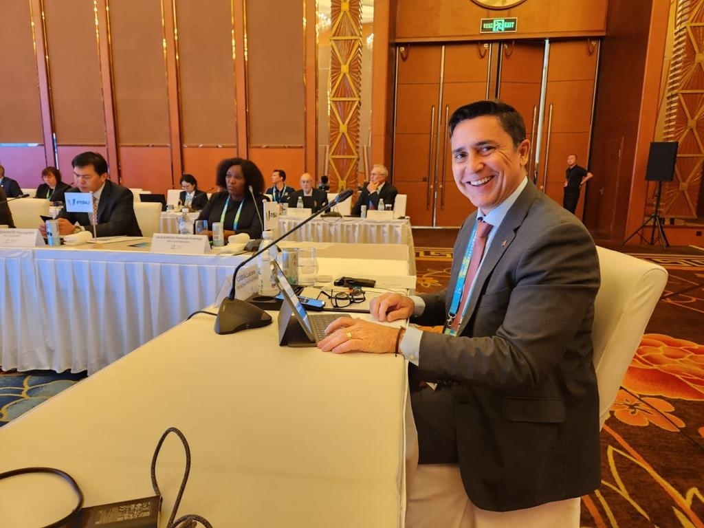 巴西大學生體育聯合會主席盧西亞諾·卡布拉爾（受訪者供圖）