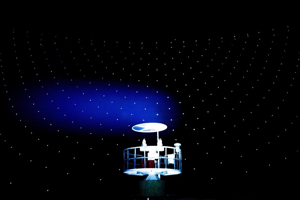 2021年3月29日拍攝的“中國天眼”測量基墩（維護保養(yǎng)期間拍攝）。新華社記者 歐東衢 攝