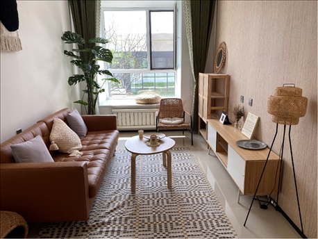 輝山英才社區(qū)樣板間。北京外國(guó)語(yǔ)大學(xué) 許青攝