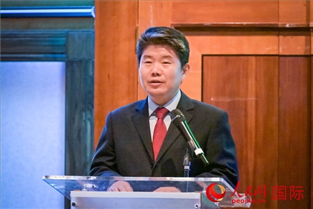 李立言致辭。人民網(wǎng) 郭錦標攝