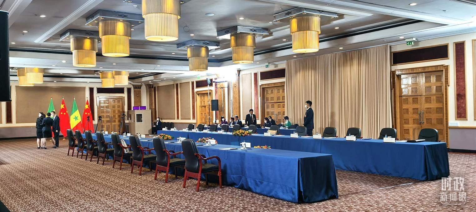 △23日下午，4場會見在這里舉行。（總臺央視記者郭鴻拍攝）