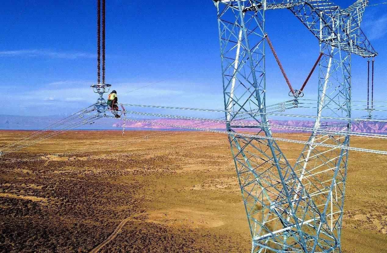 青豫直流。國網(wǎng)青海省電力公司供圖