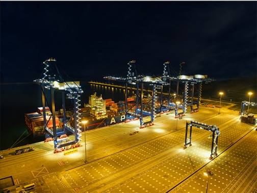 萊基港實行7×24小時裝卸作業(yè)機制。受訪者供圖