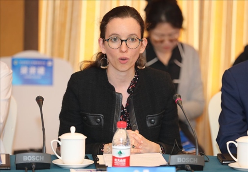 法國駐華大使館公使銜參贊白美燕致辭。主辦方供圖