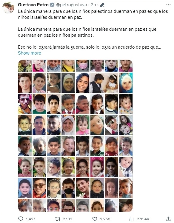 巴以爆發(fā)新沖突后，他再指西方“雙標”