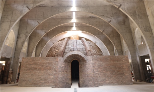 ↑ 景德鎮(zhèn)一處柴窯。（2020年7月13日攝）