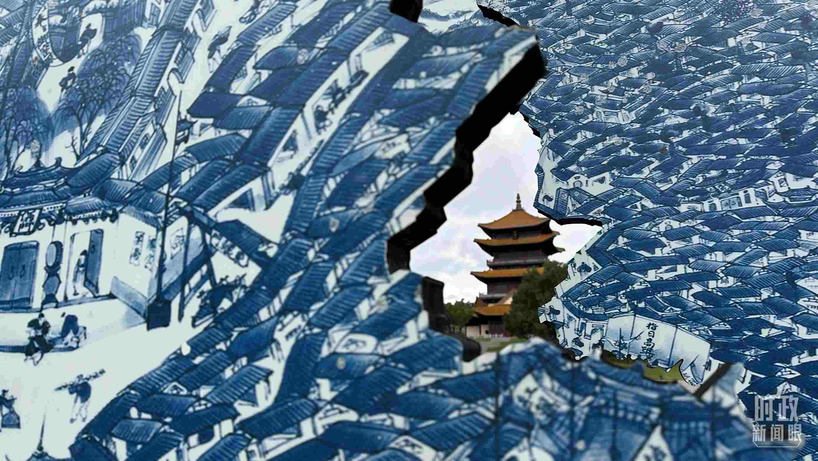 △位于陶陽里歷史文化街區(qū)內(nèi)的龍珠閣。（總臺央視記者趙化拍攝）