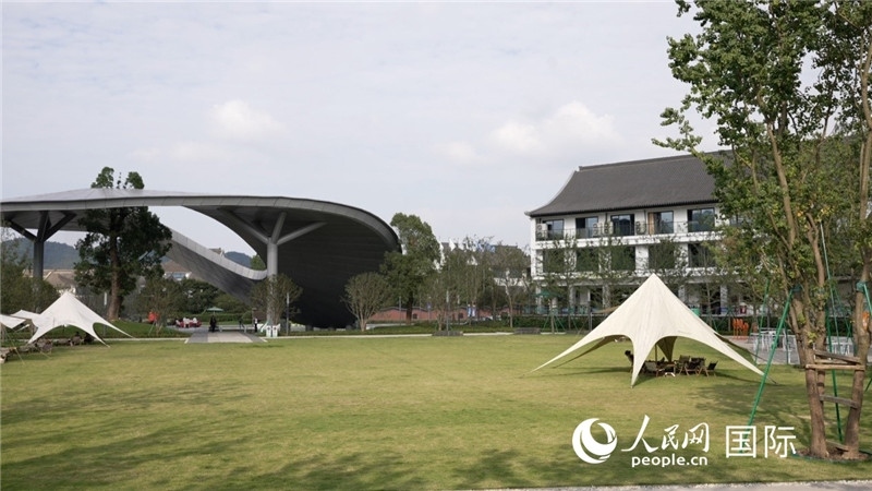 安吉露營(yíng)地。人民網(wǎng) 彭昱凱攝