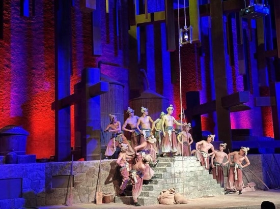 《天釀》演出場景。本報記者劉書文攝