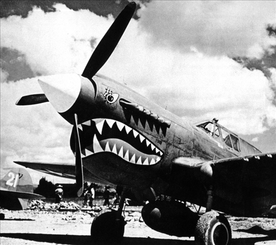 陳納德組織的美國志愿航空隊“飛虎隊”駐扎在芷江機(jī)場（資料照片）。新華社發(fā)