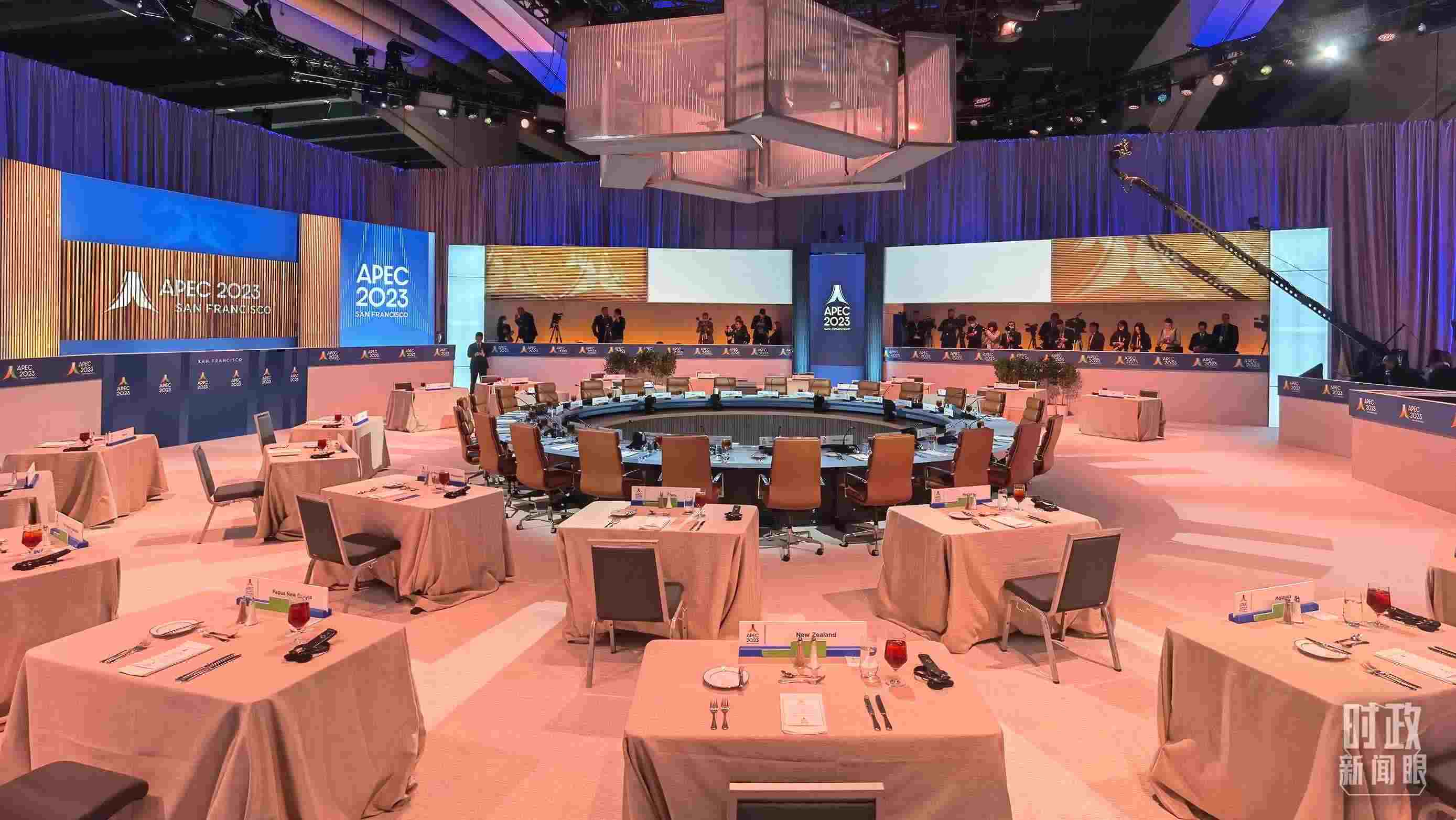 △會(huì)議開始前的現(xiàn)場(chǎng)。（總臺(tái)央視記者石丞拍攝）