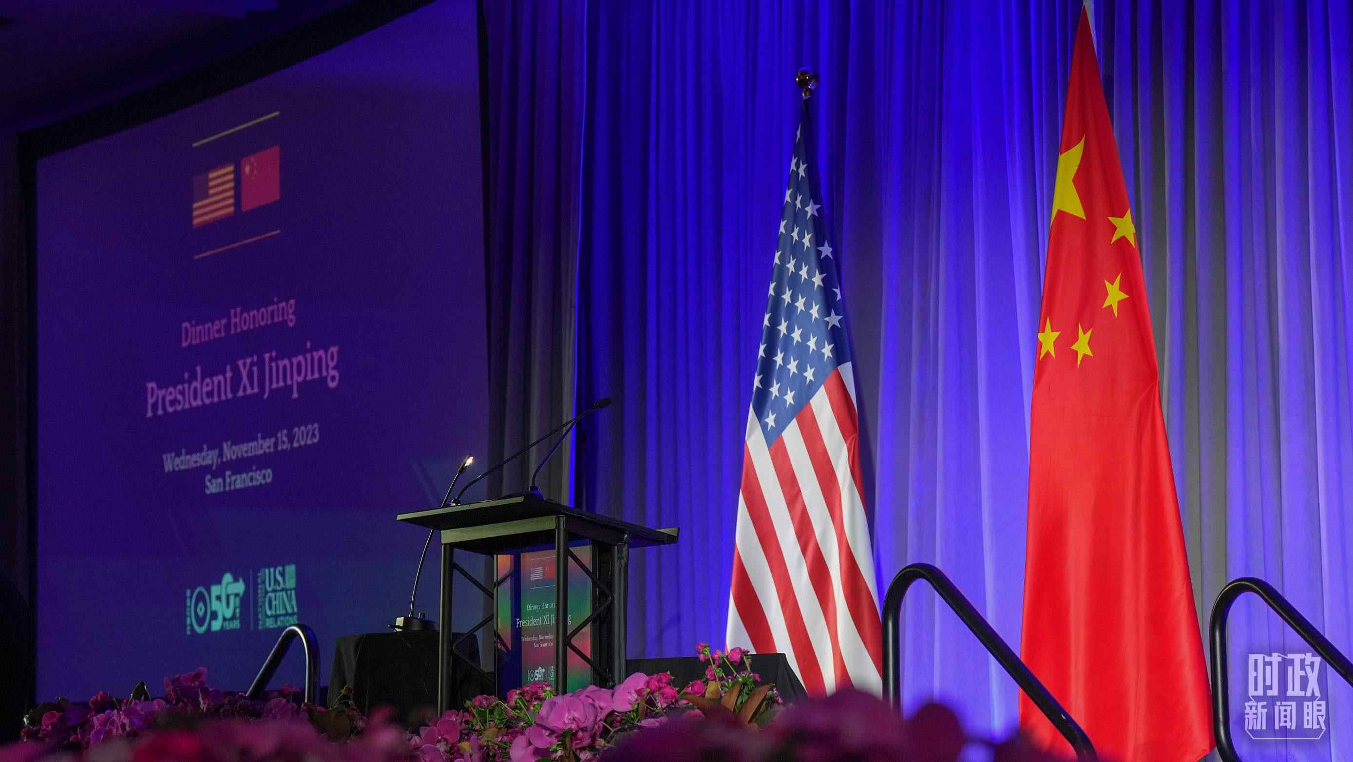 歡迎宴會當晚，習近平在這里發(fā)表演講。（總臺國廣記者李晉拍攝）