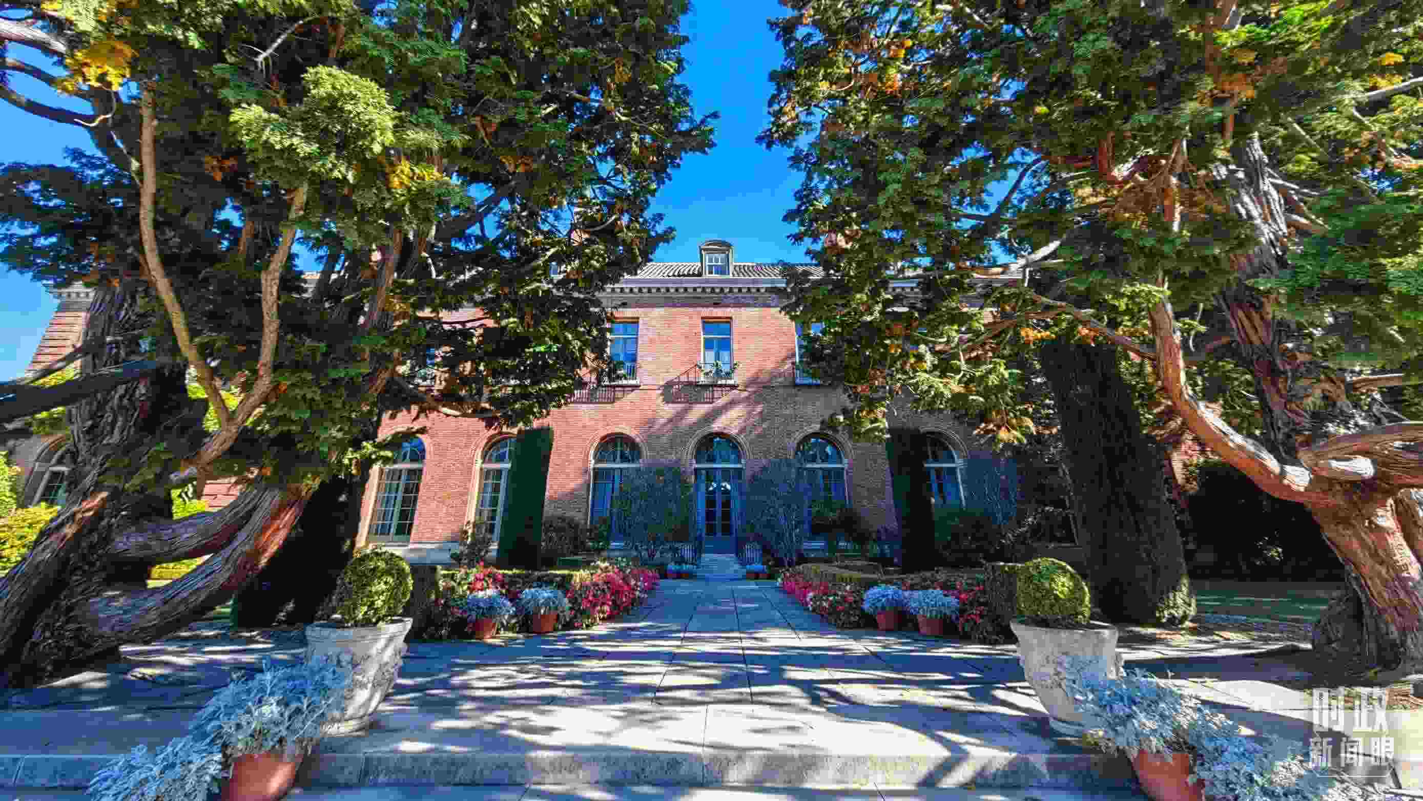 中美元首會晤在斐洛里莊園舉行。（總臺央視記者張曉鵬拍攝）