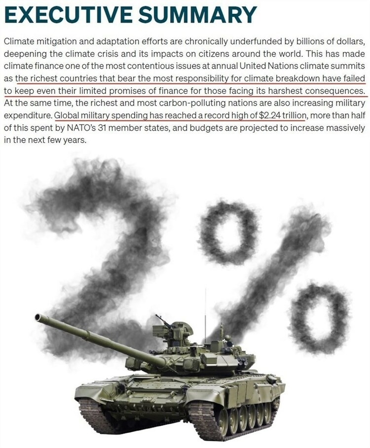 看看北約的“碳足跡”，就知道西方的氣候承諾有多扯