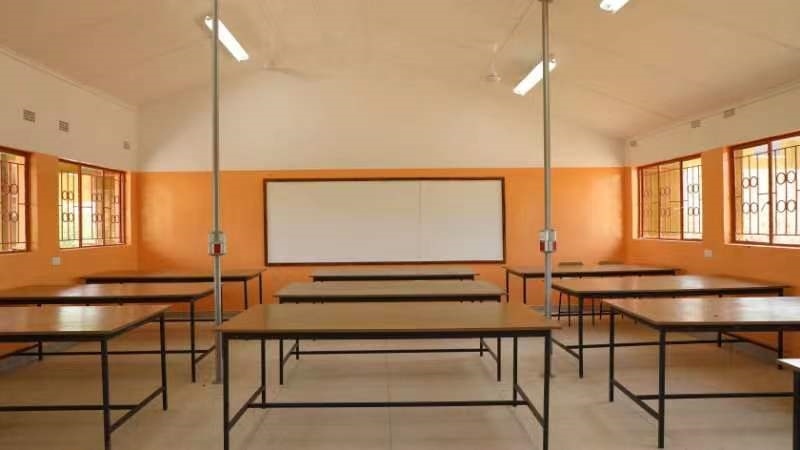寬敞明亮的教室。主辦方供圖