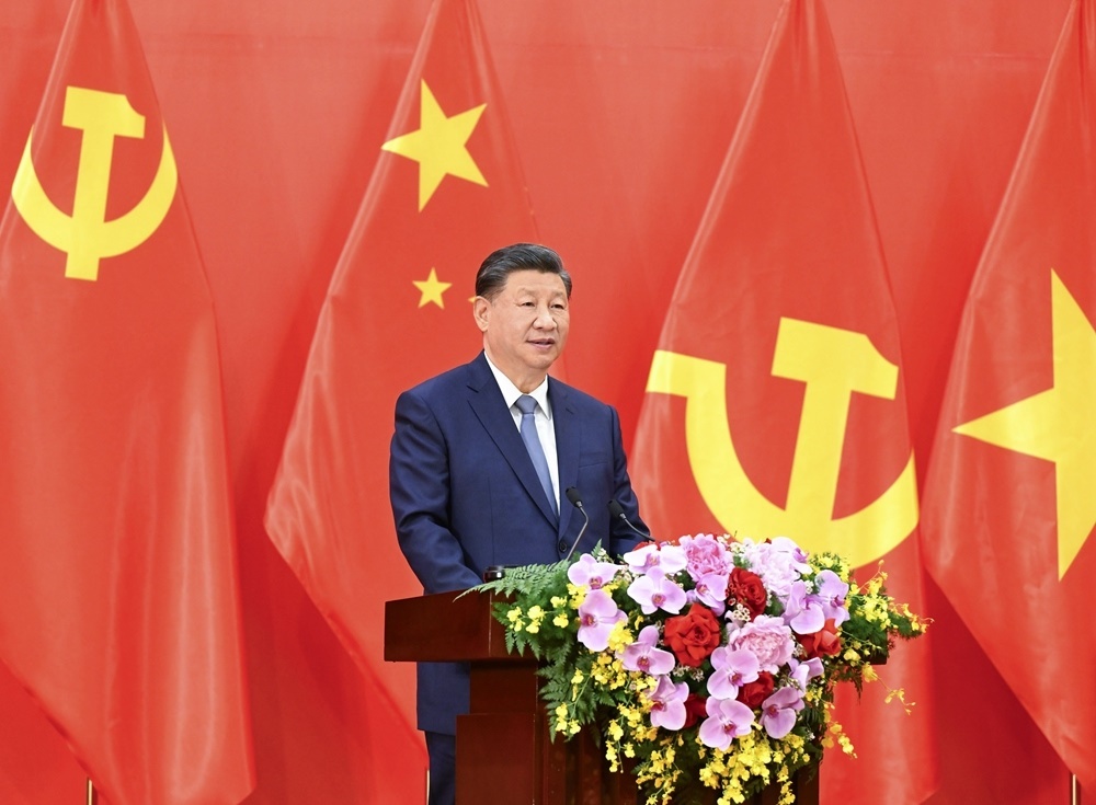 習(xí)近平總書記發(fā)表題為《賡續(xù)傳統(tǒng)友誼，開創(chuàng)中越命運(yùn)共同體建設(shè)新征程》的重要講話。