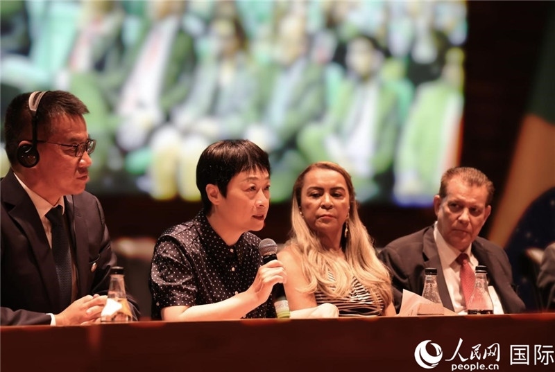 田敏出席論壇開幕式并致辭。人民網(wǎng)記者 時元皓攝