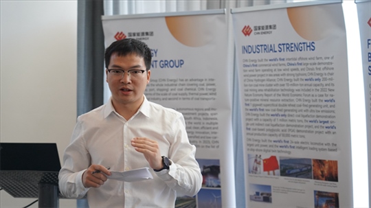 龍源公司代表發(fā)言致辭。 人民網(wǎng) 張茜攝