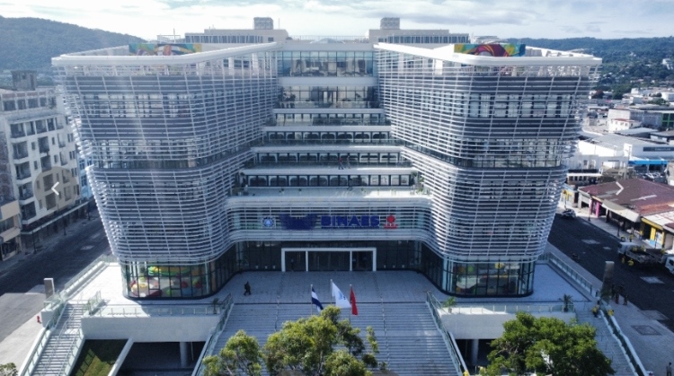 圖為中國援建薩爾瓦多國家圖書館實(shí)景。 圖片由中國援薩爾瓦多國家圖書館項(xiàng)目施工技術(shù)組提供