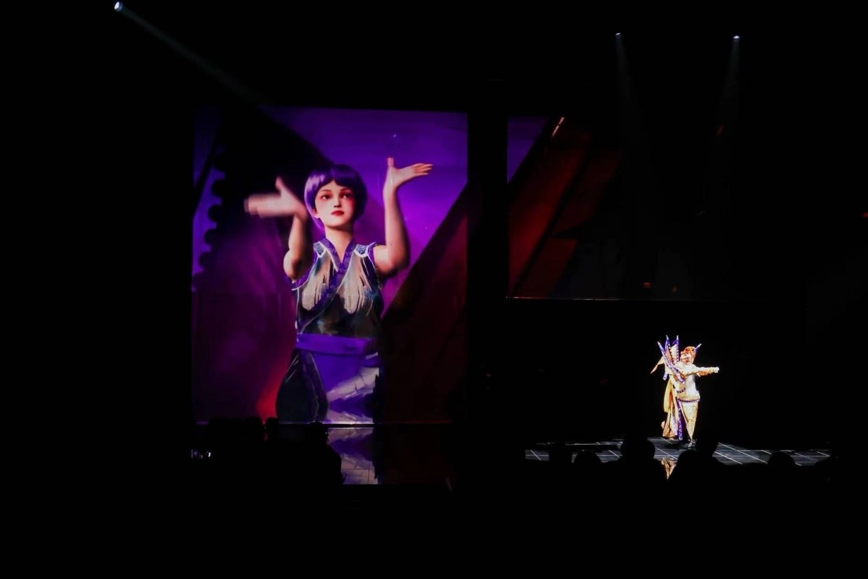 跨次元表演《新定軍山》。主辦方供圖