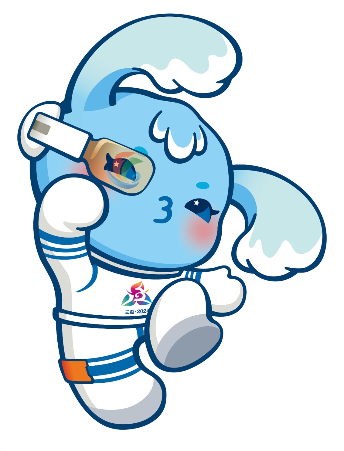 第十二屆全國(guó)少數(shù)民族傳統(tǒng)體育運(yùn)動(dòng)會(huì)吉祥物“吉貝”。第十二屆全國(guó)少數(shù)民族傳統(tǒng)體育運(yùn)動(dòng)會(huì)組委會(huì)供圖