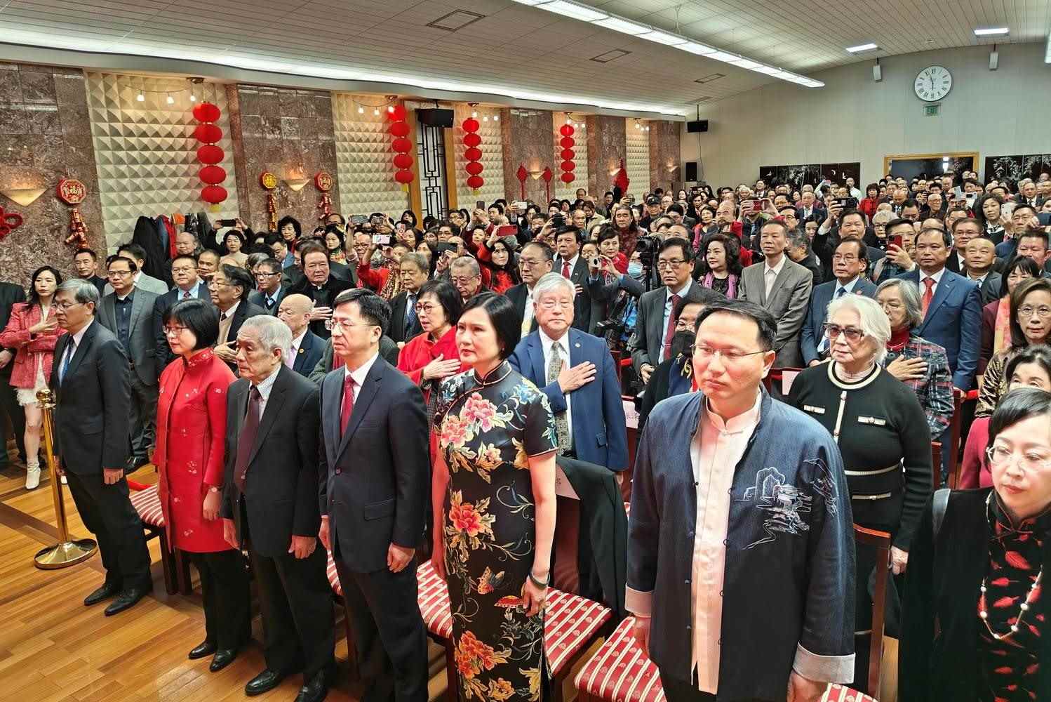 領(lǐng)區(qū)各州代表參加招待會(huì)。主辦方供圖