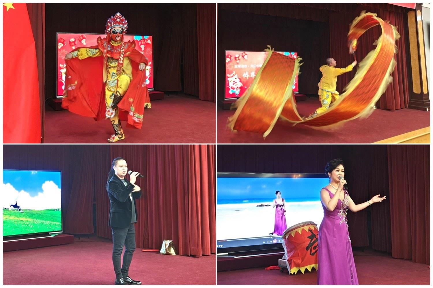 當(dāng)?shù)貎S界知名演員獻(xiàn)上精彩演出。主辦方供圖