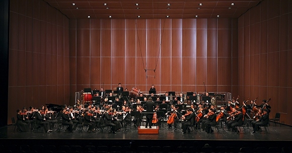 音樂(lè)會(huì)現(xiàn)場(chǎng)。學(xué)校供圖