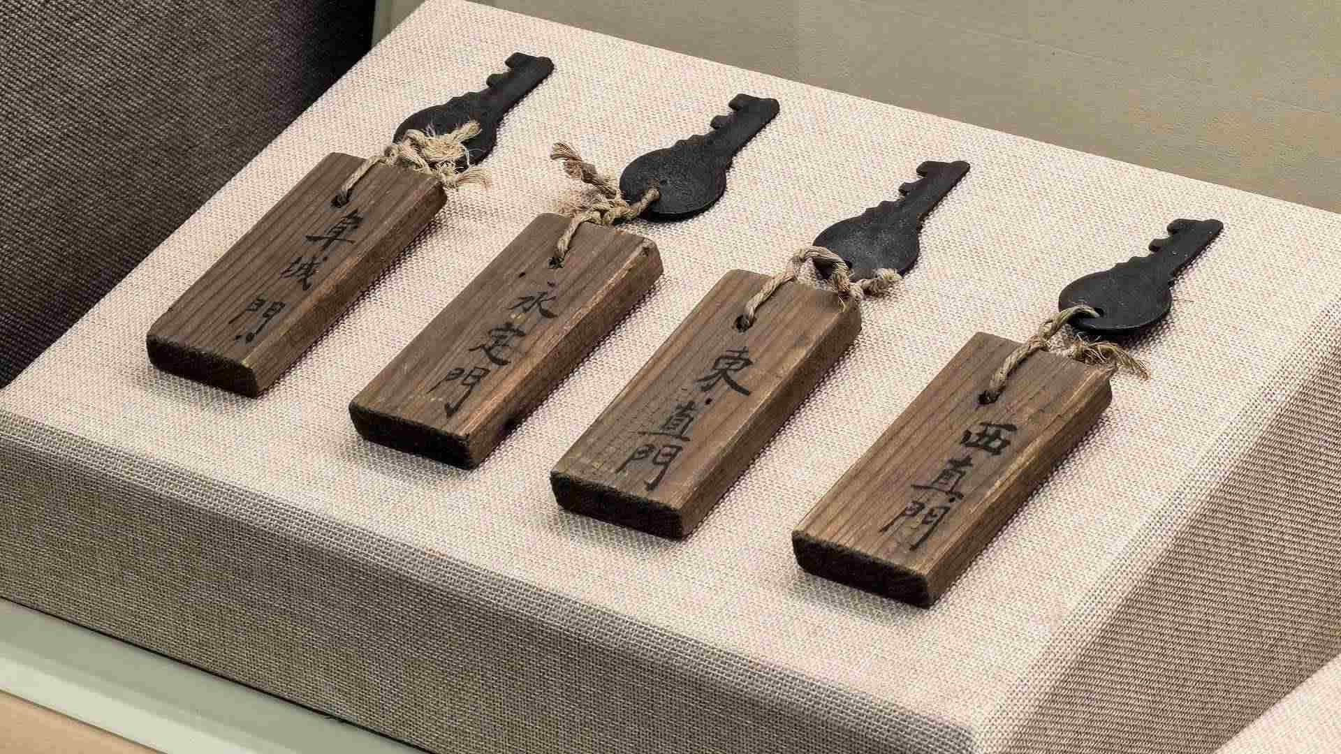 △北平城門鑰匙。（總臺央廣記者潘毅拍攝）