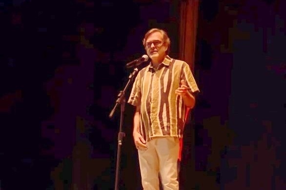 累西腓市政府代表、文化局長梅洛在活動中致辭。中國駐累西腓總領(lǐng)館供圖