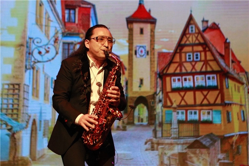 2024年“四海同春”慰?jī)S訪演團(tuán)亞太團(tuán)新西蘭惠靈頓演出現(xiàn)場(chǎng)。圖片由陸欣讌、孟韜、葉勇提供