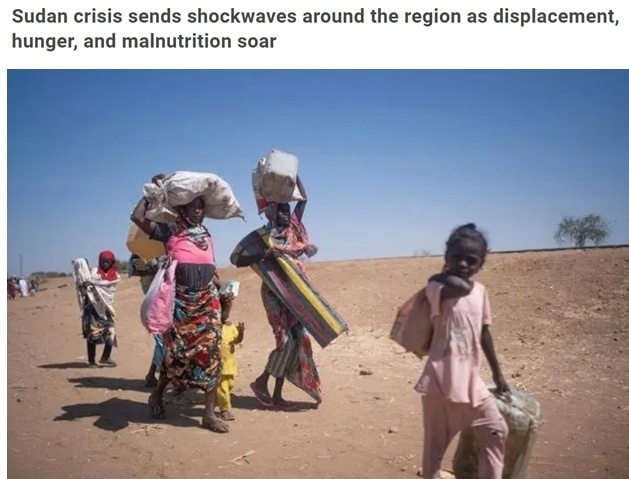 糧食危機(jī)、營(yíng)養(yǎng)不良、霍亂 蘇丹人道主義危機(jī)嚴(yán)重