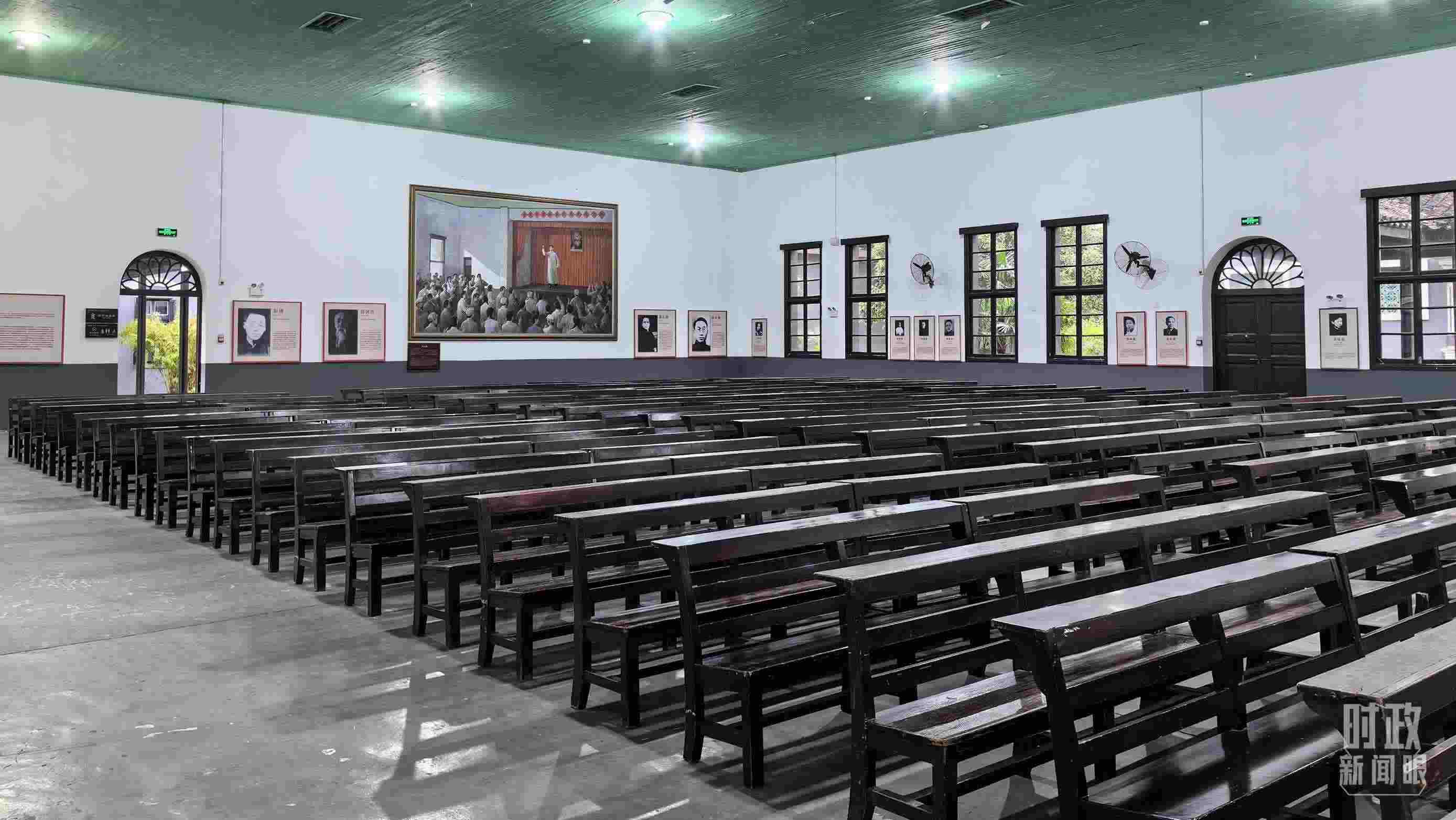 △湖南第一師范學(xué)院（城南書院校區(qū)）大禮堂。（總臺央視記者趙化拍攝）