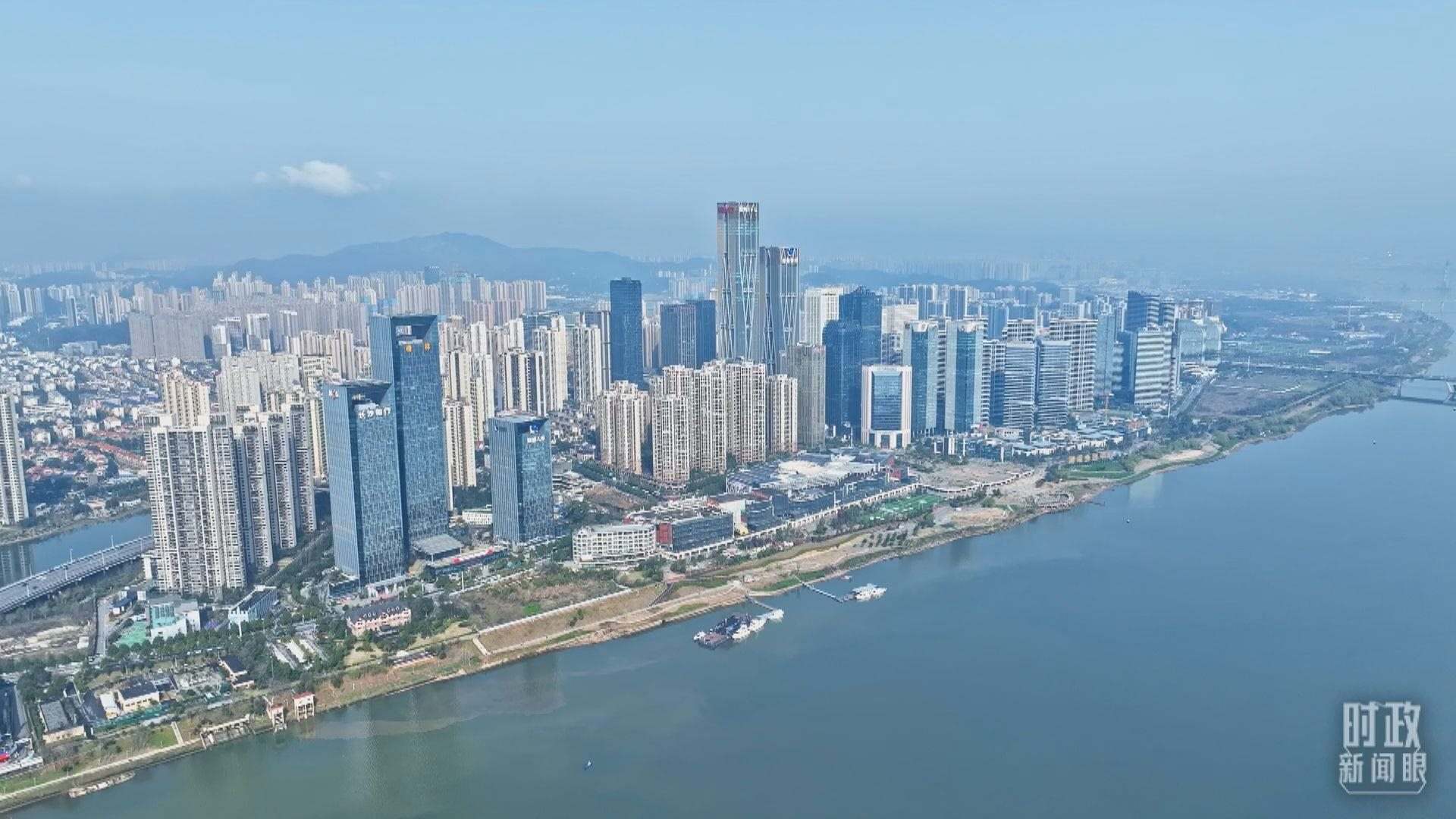 △俯瞰長沙。（總臺央視記者范凱拍攝）