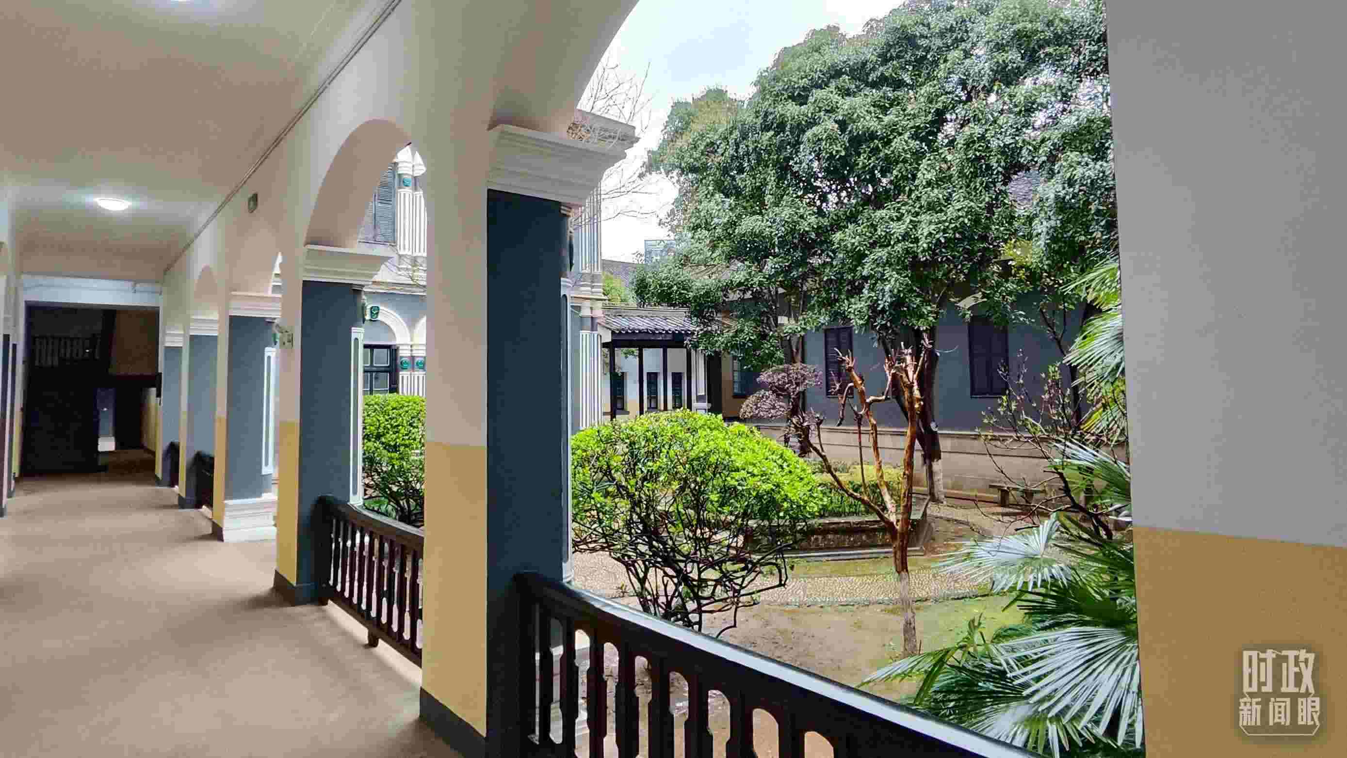 △湖南第一師范學(xué)院（城南書院校區(qū)）。（總臺央視記者覃思、郭曉龍拍攝）