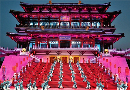 2023年5月18日至19日，中國—中亞峰會在陜西省西安市舉行。圖為中國—中亞峰會歡迎儀式現(xiàn)場（2023年5月18日攝）。申宏攝/本刊