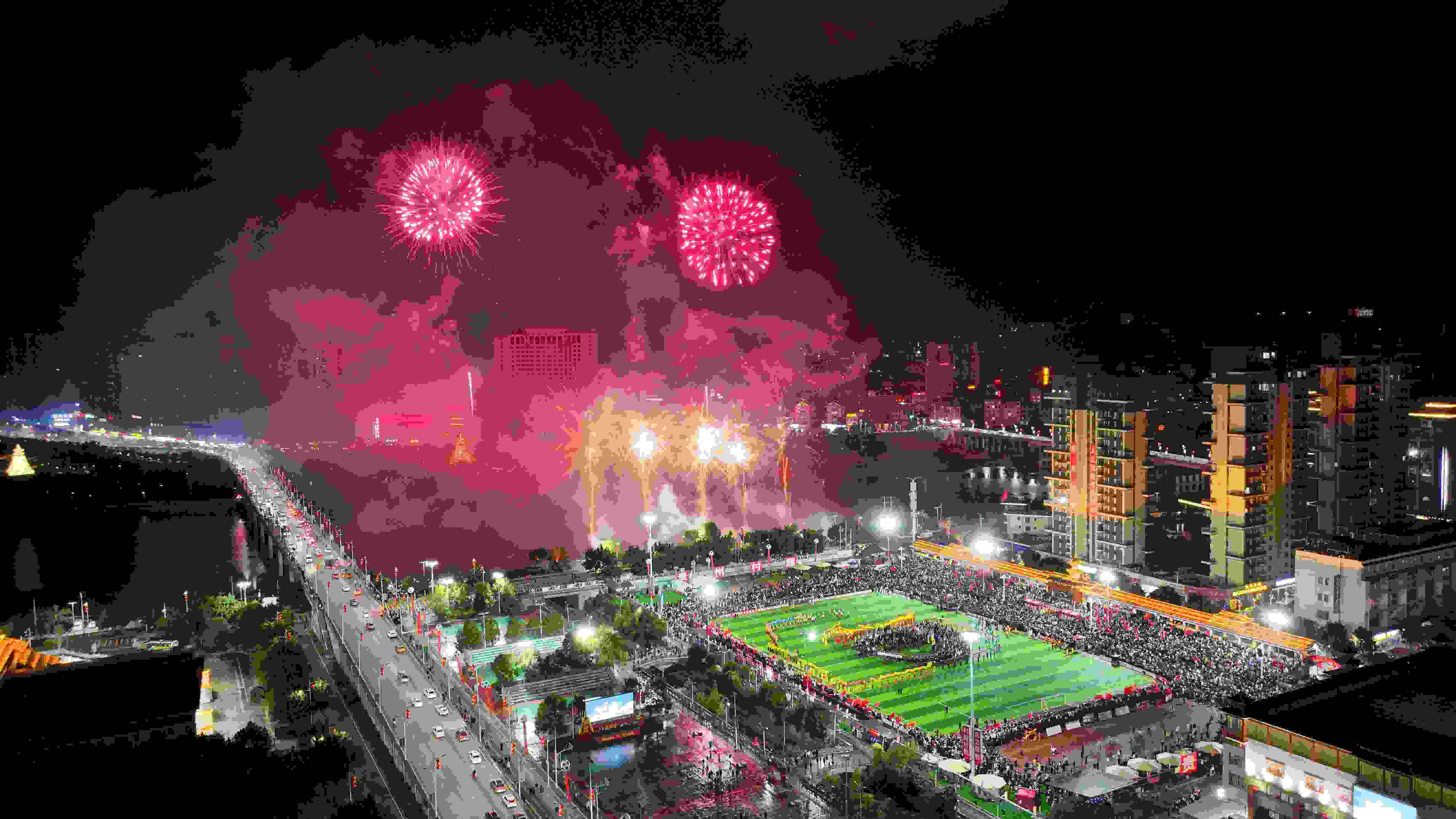 貴州榕江“村超”現(xiàn)場。韋貴金 攝