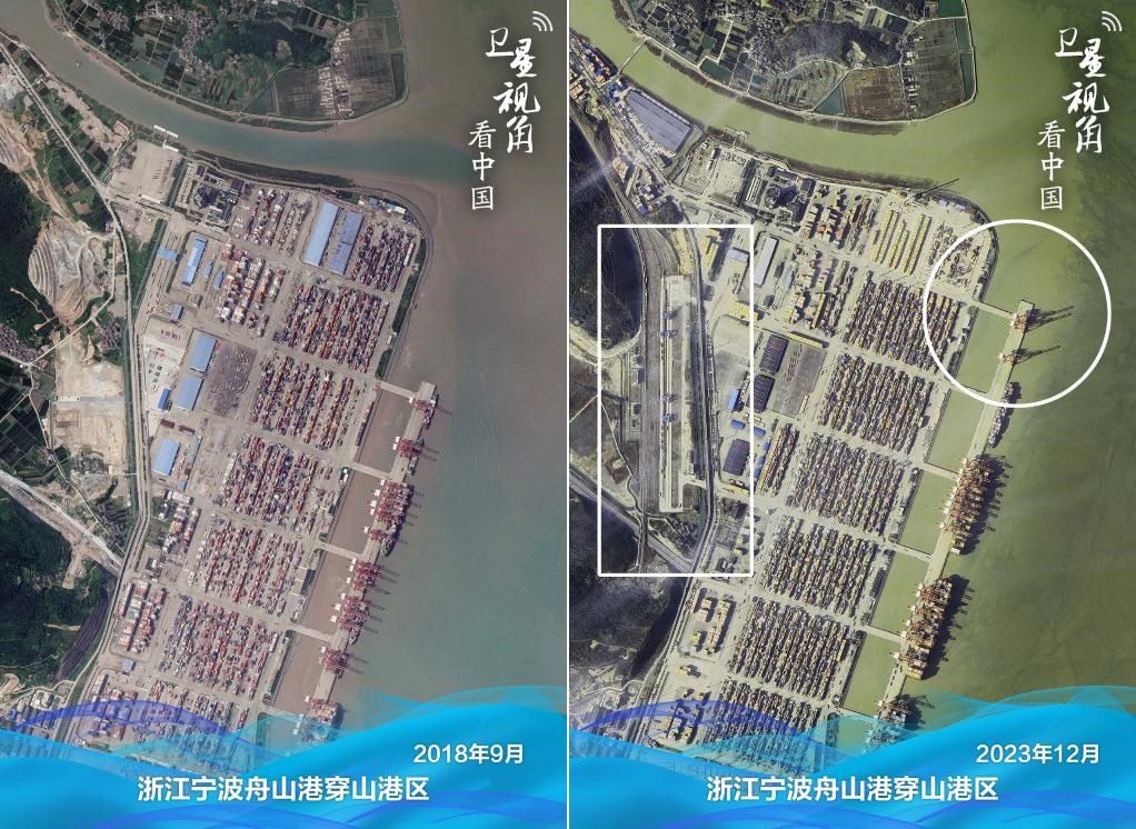 浙江寧波舟山港穿山港區(qū)新建1個(gè)泊位及鐵路穿山港站。