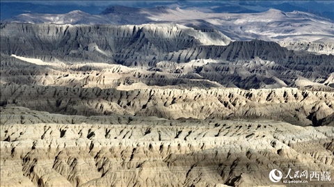 西藏阿里地區(qū)札達(dá)土林國家地質(zhì)公園。人民網(wǎng)記者 次仁羅布攝