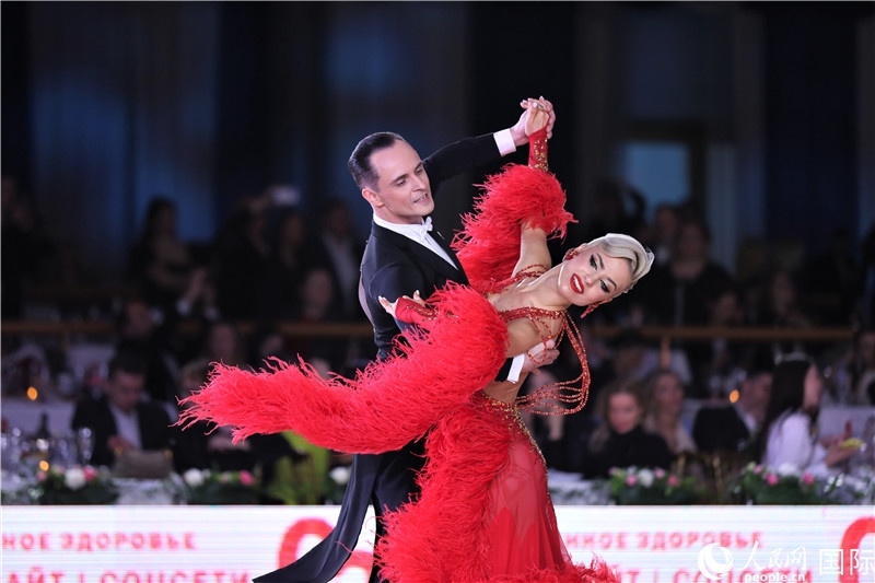 第五屆“克里姆林宮杯”國標(biāo)舞錦標(biāo)賽現(xiàn)場。于子恒攝